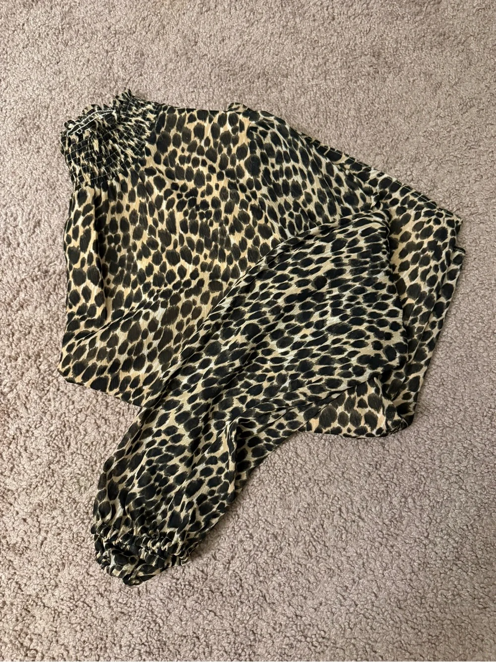 J Crew Leopard Print Blouse